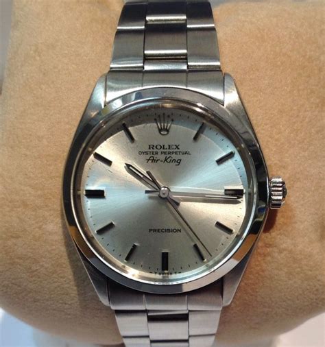 rolex air king full set|second hand rolex air king.